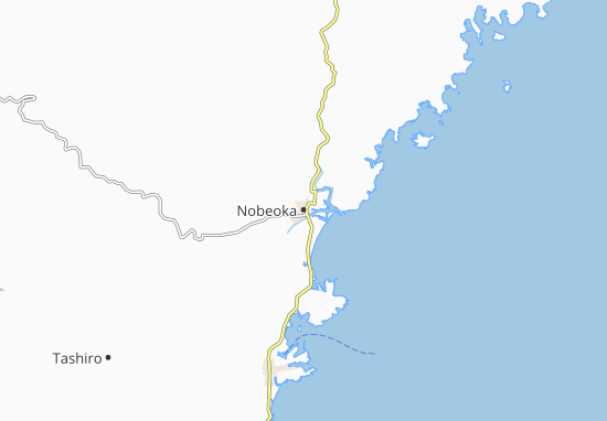 Kaart Plattegrond Nobeoka