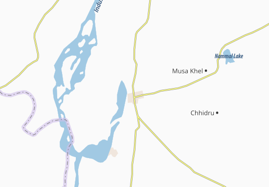 Karte Stadtplan Mianwali