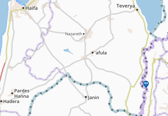 El Affule Map