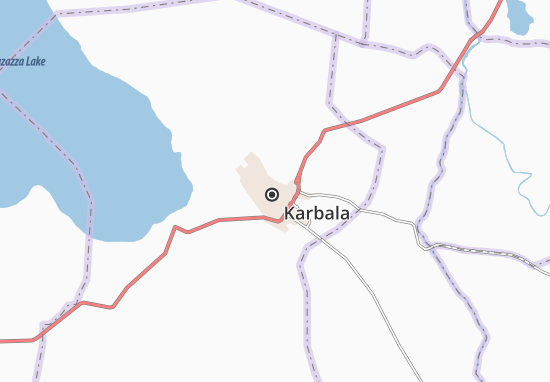 Kaart Plattegrond Karbala