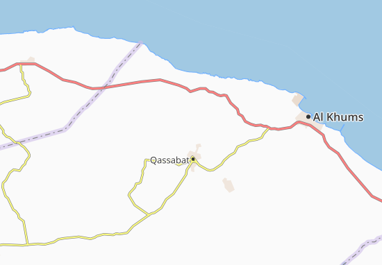MICHELIN-Landkarte Qabilat Bani Salim - Stadtplan Qabilat Bani Salim