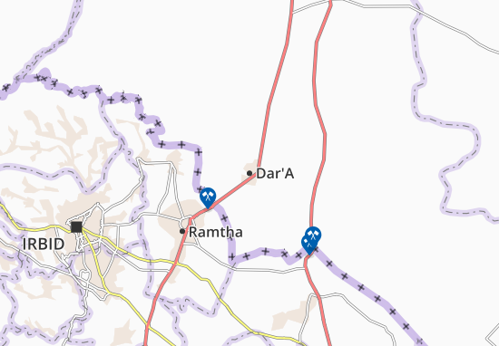 Karte Stadtplan Dar&#x27;A