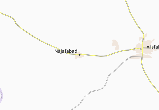 Kaart Plattegrond Najafabad
