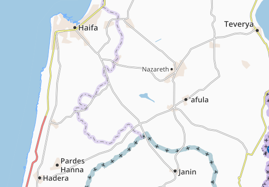 Kaart Plattegrond Kefar Barukh