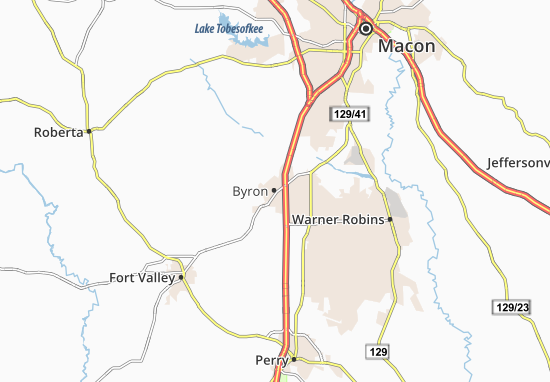 Kaart Plattegrond Byron