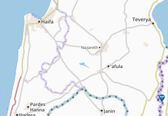Karte Stadtplan Sarid