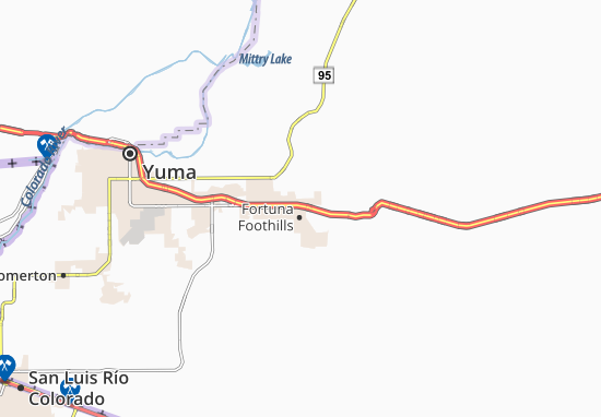 Fortuna Foothills Map