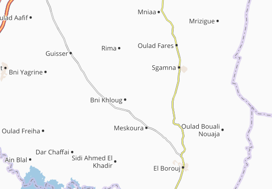 Carte-Plan Sidi Boumehdi
