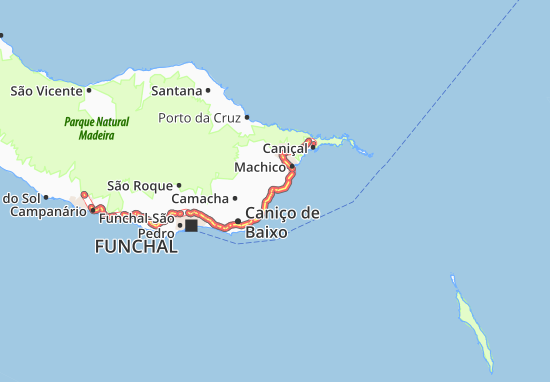Mapa Plano Santa Cruz