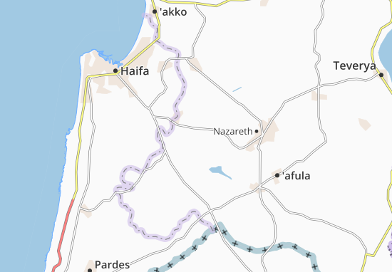 Karte Stadtplan Bet She’Arim