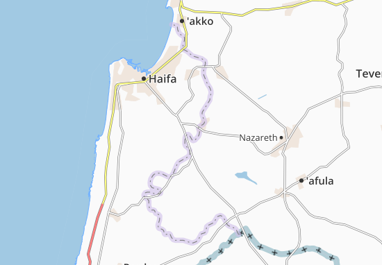 Karte Stadtplan Oranim