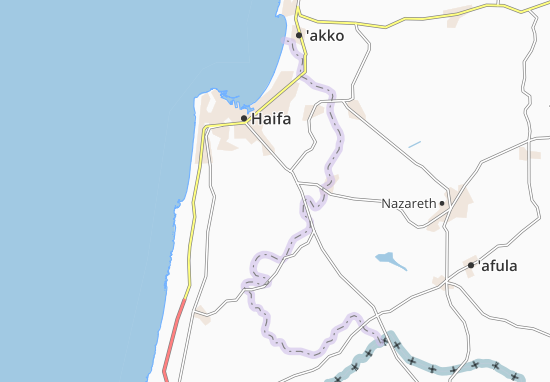 Karte Stadtplan ’Isfiya