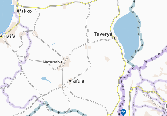 Karte Stadtplan Bet Qeshet