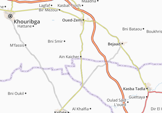 Mapa Ain Kaicher
