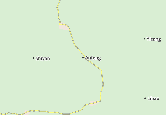 Mapa Anfeng