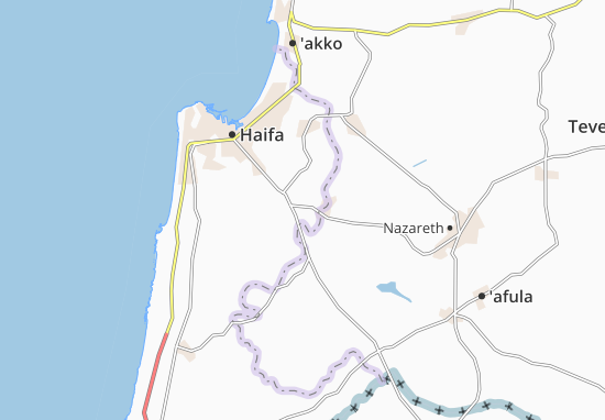 Karte Stadtplan Sha’Ar Ha’Amaqim