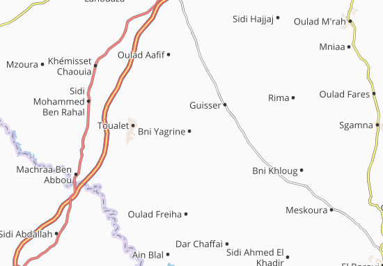 Bni Yagrine Map