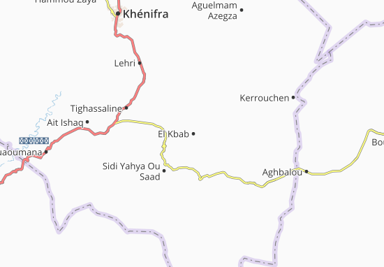 Mapa El Kbab
