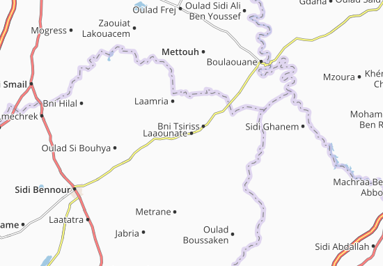 Mapa Laaounate