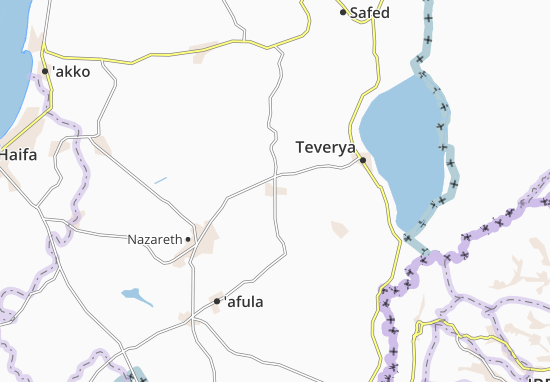 Karte Stadtplan Ilania