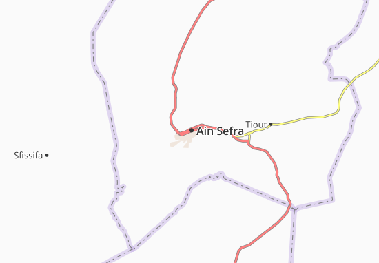 Mapa Ain Sefra