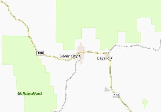 Kaart Plattegrond Silver City