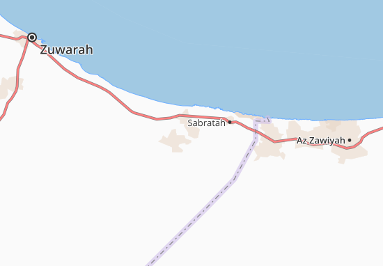 Kaart Plattegrond Jabbanat Sidi Shuaib