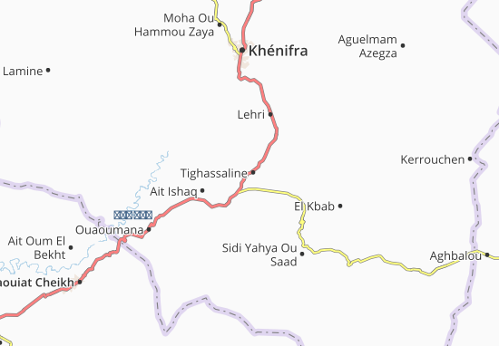 Mapa Tighassaline