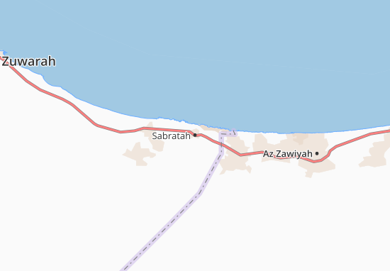 Sabratah Map