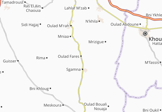 Oulad Fares Map