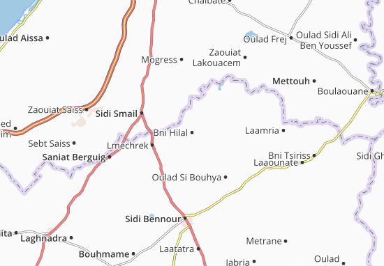 Bni Hilal Map