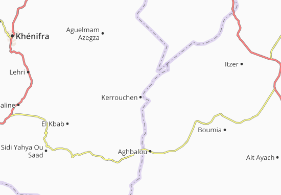 Mapa Kerrouchen