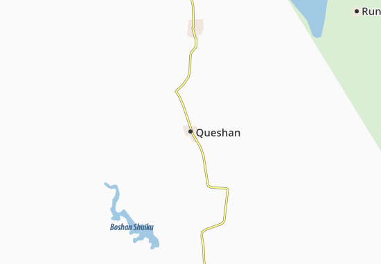 Karte Stadtplan Queshan