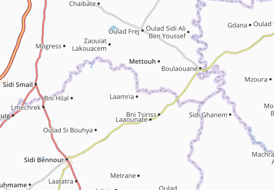 Karte Stadtplan Laamria