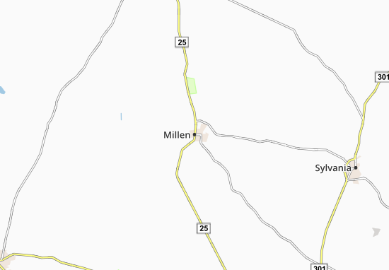 Millen Map