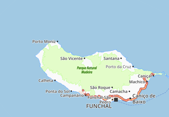Mapa Plano São Vicente