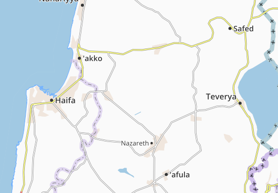 Karte Stadtplan Kafr Manda