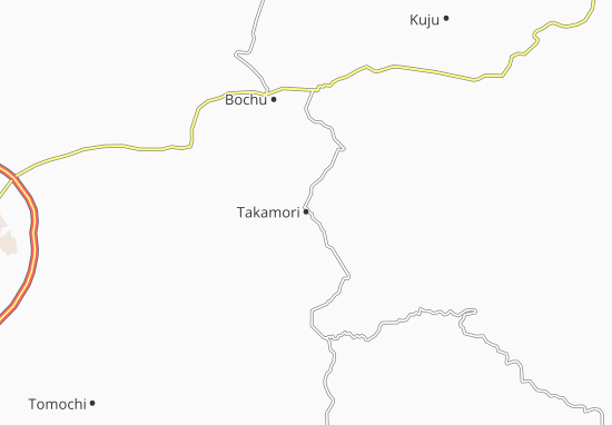 Karte Stadtplan Takamori