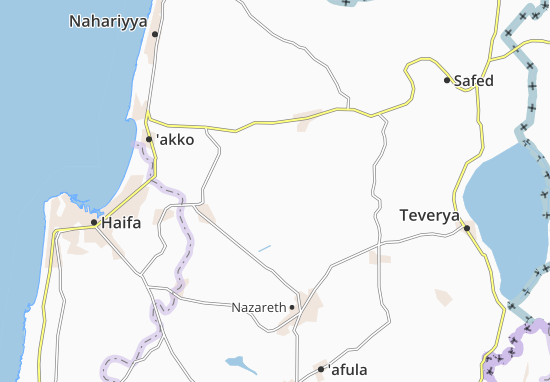 Karte Stadtplan Yodefat