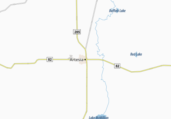 Mapa Artesia