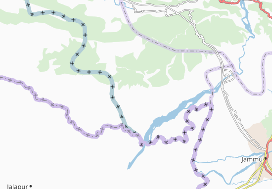 Karte Stadtplan Dhangar