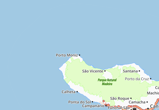 Kaart Plattegrond Porto Moniz