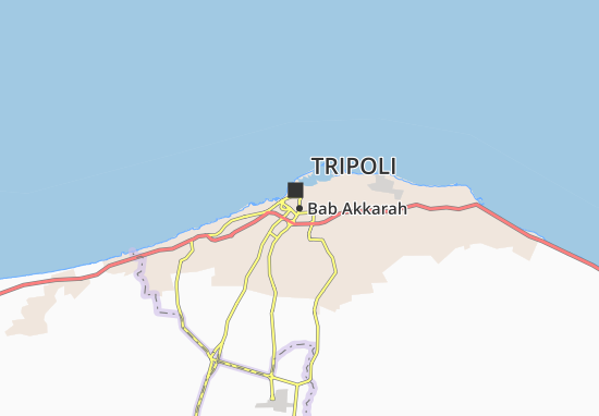 Karte Stadtplan Bab Akkarah
