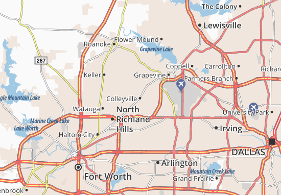 Colleyville Map