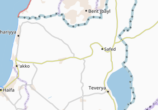 Karte Stadtplan ’Ein El Asad
