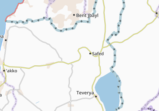 Karte Stadtplan Kefar Shammay