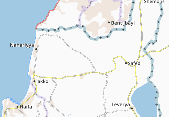 Karte Stadtplan Peqi’In Hadasha