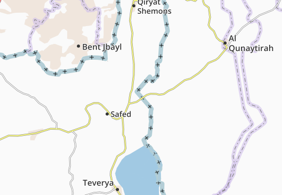 Karte Stadtplan Mishmar Hayarden