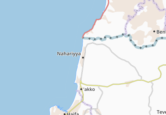 Mapas-Planos Nahariyya
