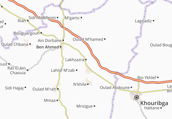 Karte Stadtplan Lakhzazra